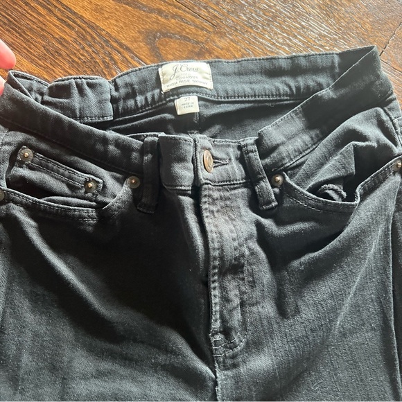 J Crew Black Lookout High Rise Skinny Jeans Womens Size 27 - Picture 4 of 5